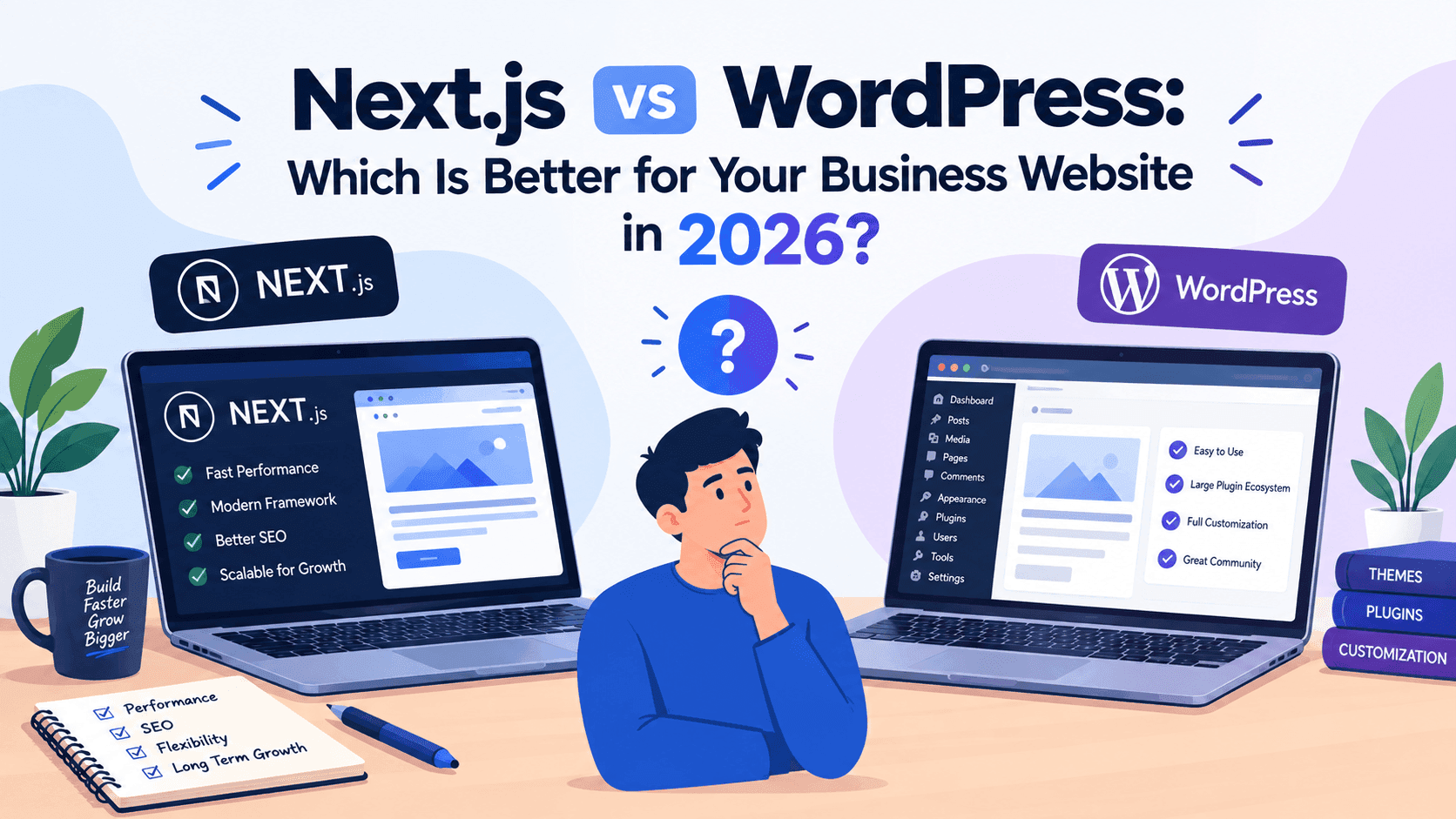 Next.js vs WordPress: Which Is Better for Your Business Website in 2026?