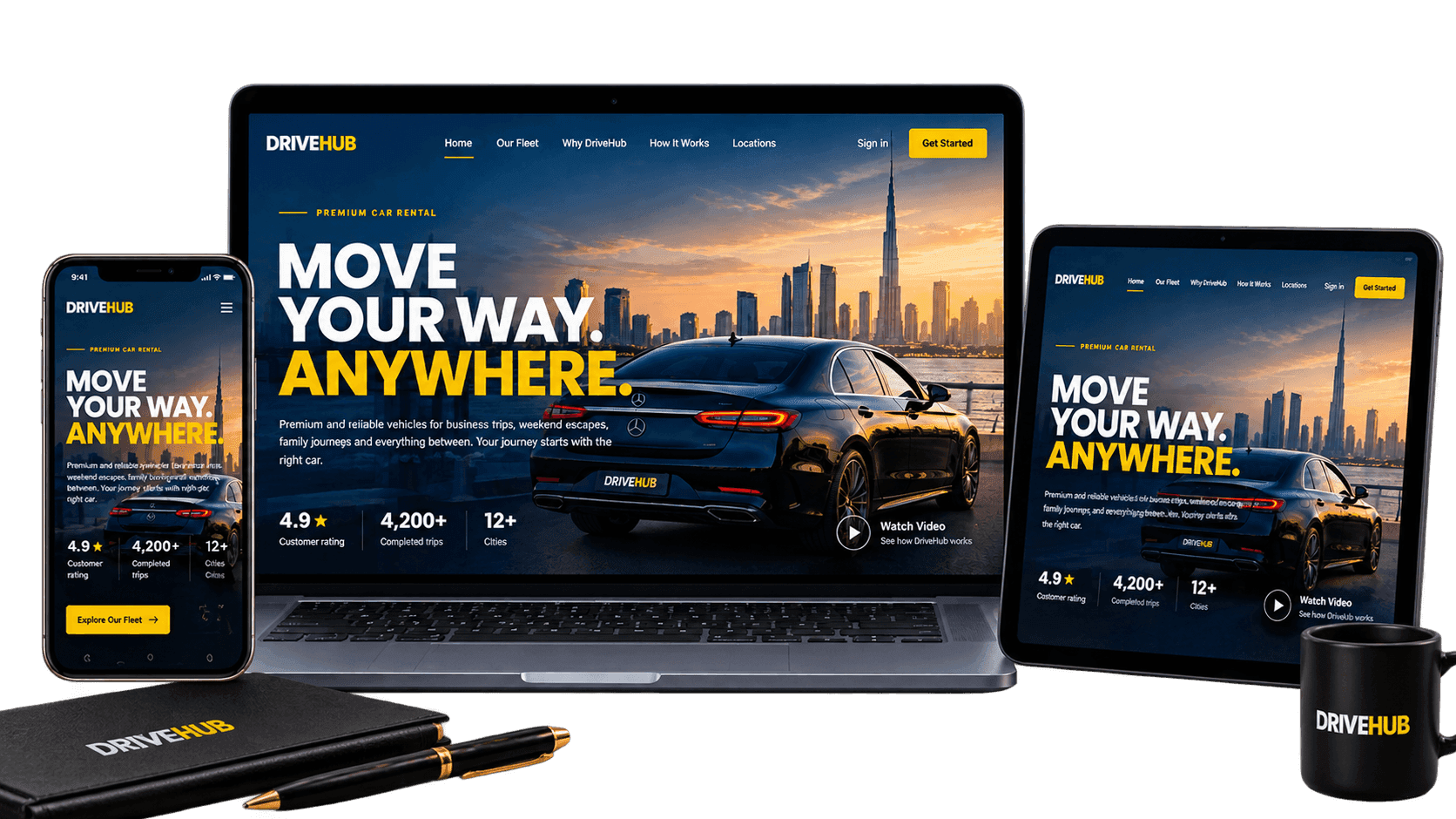 DriveHub — Car Rental Platform