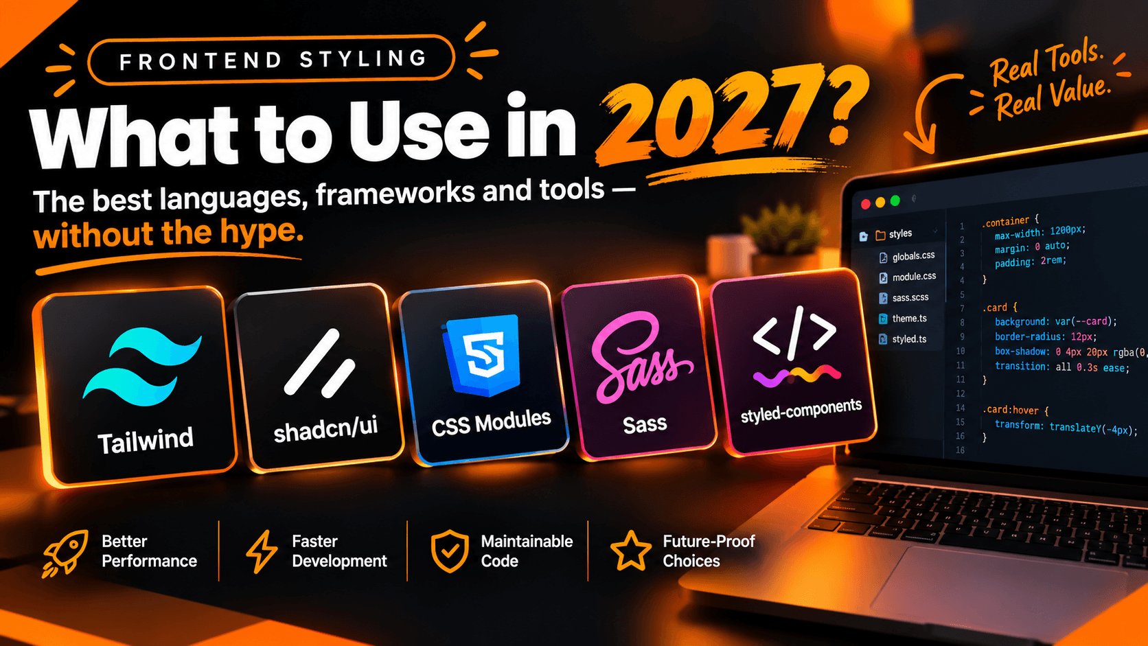 Best Frontend Development Stack in 2027: Languages, Frameworks & Styling Tools