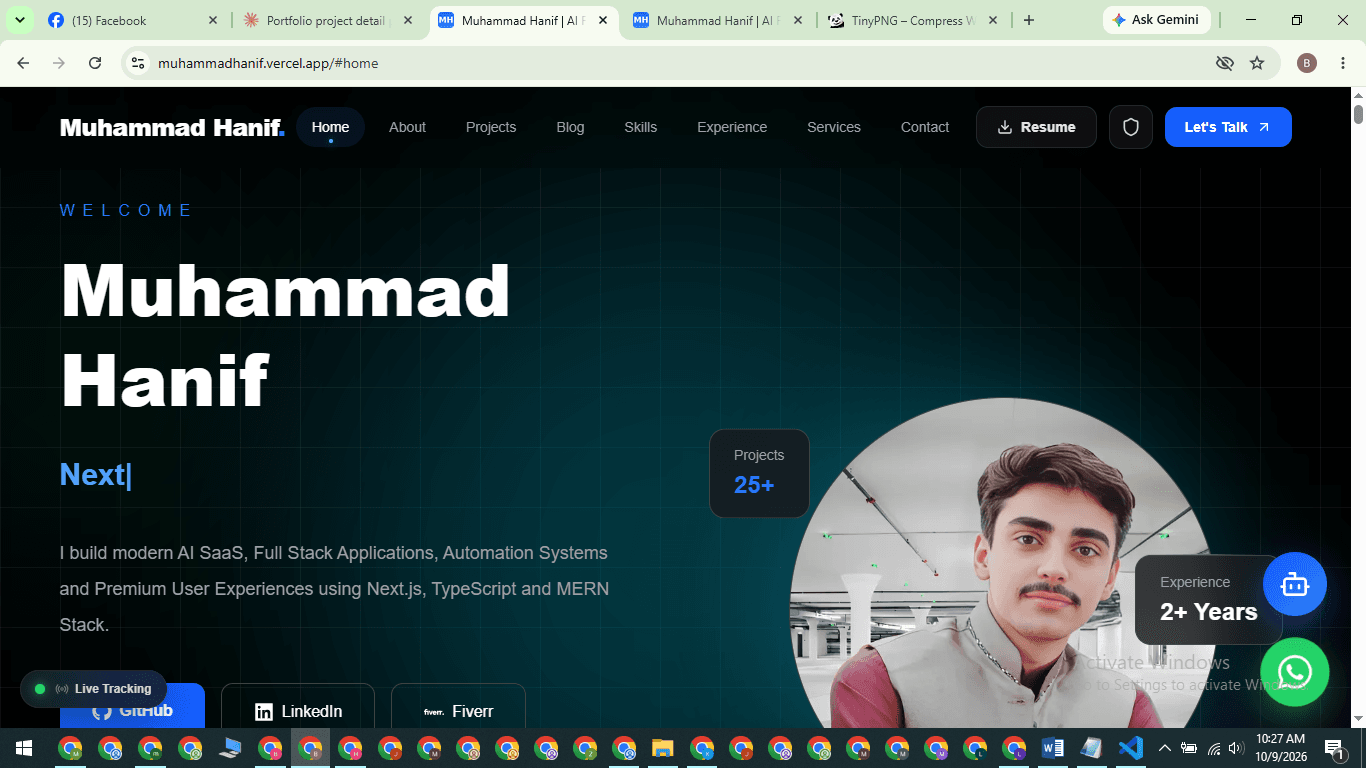 Muhammad Hanif (Hanif Awan): AI Software Engineer & Web Developer in Pakistan